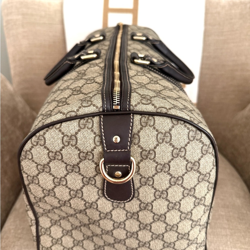 Authentic Gucci GG Supreme Canvas Duffel Bag Boston bag unisex - Picture 7 of 16